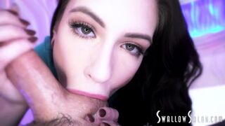 SEXY BABES GIVE POV BLOWJOBS AT THE SWALLOW SALON - COMPILATION - 1 image