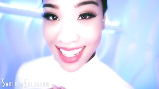 SEXY BABES GIVE POV BLOWJOBS AT THE SWALLOW SALON - COMPILATION - 6 image