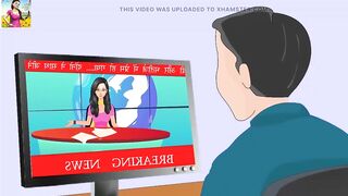 Horny Stepson Fucks Desi Stepmom - Desi Hindi Chudai Audio - Stepmom hardcore - Big Cock Stepson - Animated Cartoon Porn - 9 image