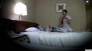 Japanese hotel massage strip rock paper scissors blowjob - 2 image