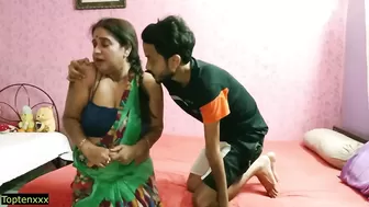 Indian hot XXX teen sex with beautiful aunty! with clear hindi audio