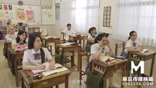 Trailer-Introducing New Student In School-Wen Rui Xin-MDHS-0001-Best Original Asia Porn Video - 1 image