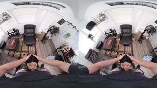 VR Conk Morning Fuck With Tiny Asian Post Girl Avery Black VR Porn - 7 image