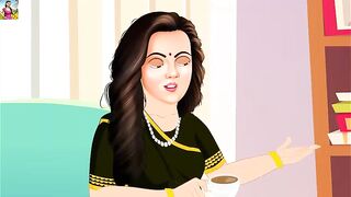 Desi Bhabhi Ki Chudai (Hindi Sex Audio) - Sexy Indian Stepmom gets Banged by horny Stepson - Animated cartoon Porn 2022 - 15 image