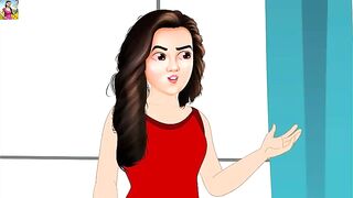 Desi Bhabhi Ki Chudai (Hindi Sex Audio) - Sexy Indian Stepmom gets Banged by horny Stepson - Animated cartoon Porn 2022 - 6 image