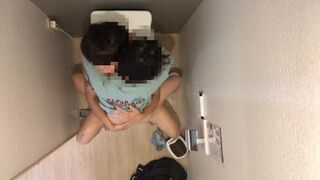 Intense SEX with her when peeing in the bathroom! - 1 image