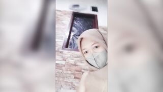 Indonesian Hijab Bored in the Room Even Masturbates - 12 image