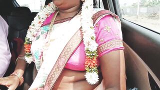 Car sex, Episode -1, part -1, telugu dirty talks, indian telugu sexy saree aunty with ranku mogudu. - 13 image