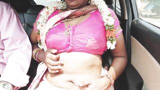 Car sex, Episode -1, part -1, telugu dirty talks, indian telugu sexy saree aunty with ranku mogudu. - 5 image