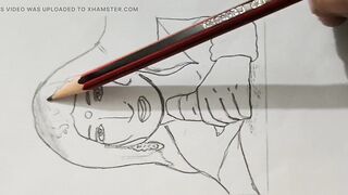 Sketch Drawing mummy ko pata kar choda - 10 image