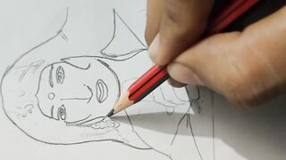 Sketch Drawing mummy ko pata kar choda - 5 image