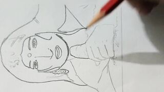 Sketch Drawing mummy ko pata kar choda - 6 image