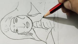 Sketch Drawing mummy ko pata kar choda - 7 image