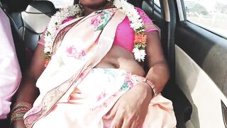 Silk aunty car sex, telugu dirty talks, Episode -1, part- 3, sexy saree telugu silk aunty with boy friend. - 10 image