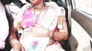Silk aunty car sex, telugu dirty talks, Episode -1, part- 3, sexy saree telugu silk aunty with boy friend. - 12 image