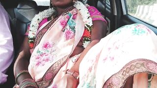 Silk aunty car sex, telugu dirty talks, Episode -1, part- 3, sexy saree telugu silk aunty with boy friend. - 8 image