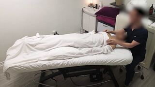 Young Indian college student gets the unforgetable first massage