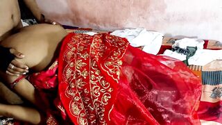 Fucked newlywed bride aunty on her wedding night Village Mami Chudai - 15 image