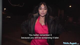 Public Agent Sexy Asian with fantasitc tits and ass seduced by his Rizz