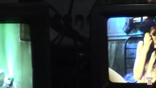 Super Hot Blonde Is to Watch Her BF Have a Threesome with Brunette Girls