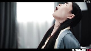 Big Tits Asian Wakes Up With Huge Cock And Fucks Her Partner - 6 image