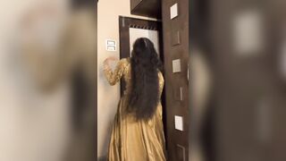 Sex with Cute stepcousin stepsister Reetika in Oyo hotel room in Blue bra and panty full on hard and rough sex