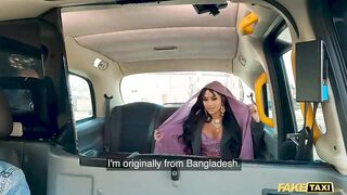 Fake Taxi Bengali nurse takes a big cock in her her tight Asian pussy with her big tits out - 2 image