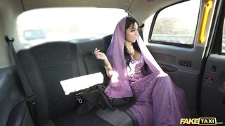 Fake Taxi Bengali nurse takes a big cock in her her tight Asian pussy with her big tits out - 3 image