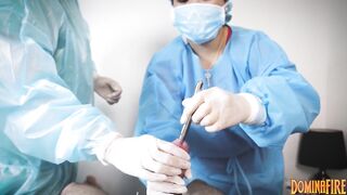 Femdom Pegging and Sounding