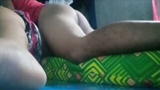 hes so tired after work so i massage him naked. then i let him fuck me hard - 10 image