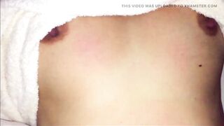 First time sex with Asian girl friend - Hot cumshot