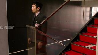 Asian with giant big tits in purple lingerie - 9 image