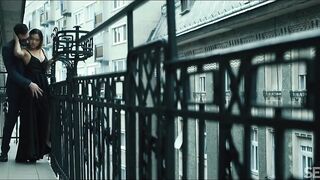 Francis X caresses the Asian beauty May Thai and fills her with hot cum