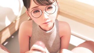 Helped my study friend and fucked her well! Eng sub