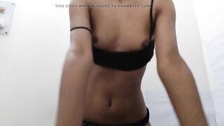 Hot cute girl using dildo to get orgasm  - 9 image