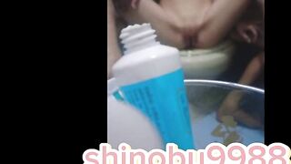 Suddenly her cleanned the bathroom but became sexually aroused. Fuck until you cam. - 9 image