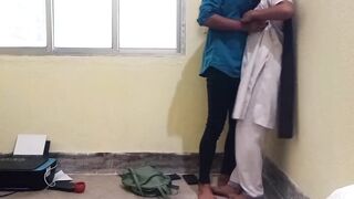 School girl left as a dog in store room by teacher