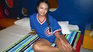 Big butt amateur Thai MILF happy end massage sex for her customer - 1 image