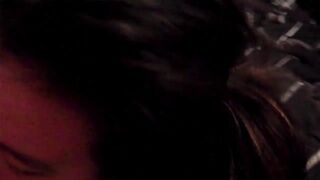 Asian college slut sucks and fucks Tinder date's cock