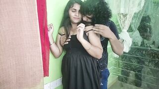 Vaishnavy and Sharun Raj modern dress hot boobs kiss romance, Mallu couple hot kissing romance, Lip lock romance - 13 image