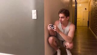 Two crazy hot babes seduced a modest guy. They Call more your friends!