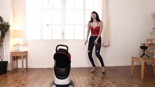 [Completely amateur] A school staff member with huge K-cup breasts was invited to take a simple swimsuit photo shoot and participate in an extreme photo shoot. 1 - 6 image