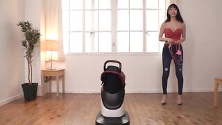 [Completely amateur] A school staff member with huge K-cup breasts was invited to take a simple swimsuit photo shoot and participate in an extreme photo shoot. 1 - 8 image