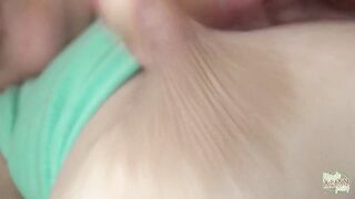 This Bitch Gave Some Dudes Blowjobs so They Could Cum on Her Great Big Tits - 7 image