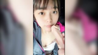 Since I can't masturbate at home, I parked my car in a field with little traffic and secretly masturbated by myself until I came over and over again...