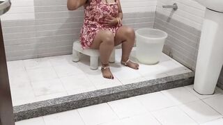 I couldn't stand watching my step mother taking a bath alone, so I forcefully caught hold of her and had illicit relations with her. - 5 image