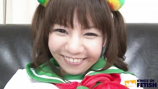 Japanese Student Squirts and Gets Her Bush Shaved by Two Guys Before Having Intense Sex - 13 image