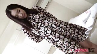 Cute Pale Japanese Amateur Takes POV Cock