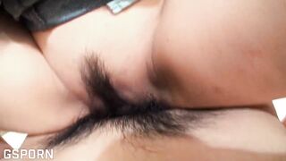 Home Made Creampie in the Wet Pussy of Big Tits Japanese Teen