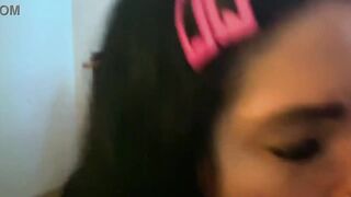 Casting lingerie blowjob pussy lick